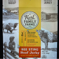 Beef Jerky, Bee-Sting, 100% Grass-Fed Beef New Case Boxes