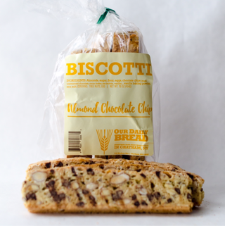 From our friends @DB Bakery, the classic Italian Cantuccini, we use whole roasted almonds & fine dark chocolate chunks for a nutty, crunchy, chocolaty experience you can't resist