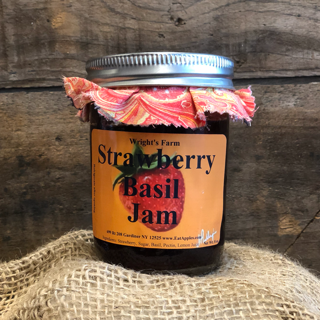 Jam, Strawberry Basil (8 oz Jar)