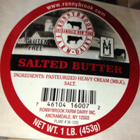 Butter, (1lb Roll) Salted