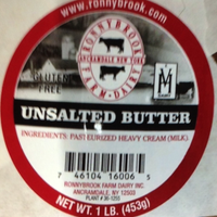 Butter, (1lb Roll) Unsalted