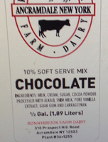 Soft Serve Mix Chocolate Half Gallon