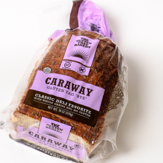 Inspired by the classic deli rye bread - only with no gluten and all the flavor! Contains nutritious whole grains flours - sprinkled with caraway seeds. From our friends @TheGlutenFree Bakery