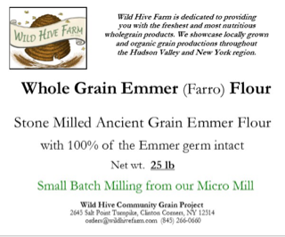 Emmer, Black Emmer Flour (25 Lbs)